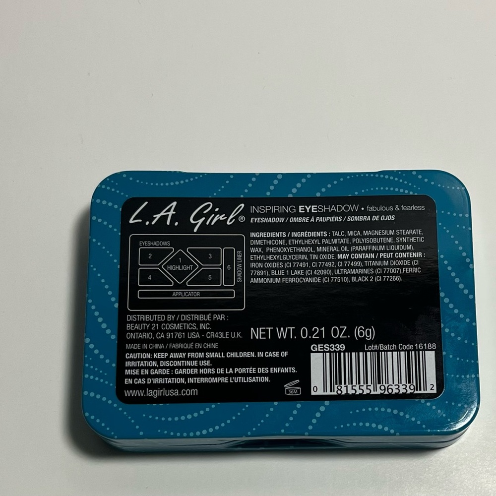 L.A. Girl Inspiring Eyeshadow Palette, Fabulous & Fearless